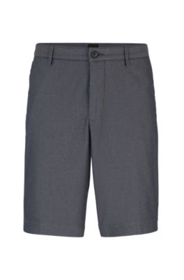 Hugo Boss Slim-fit Shorts In Dark Blue