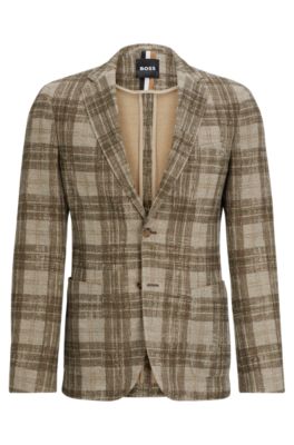 hugo boss brown blazer