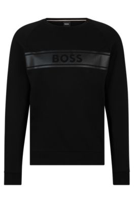 HUGO BOSS｜ (Spray Logo Sweatshirt (50520462-405)) hbna50510627_001_100?$