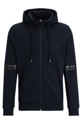 Hugo boss full zip sweatshirt hotsell