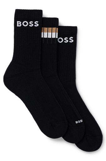 Three-pack of socks, Black