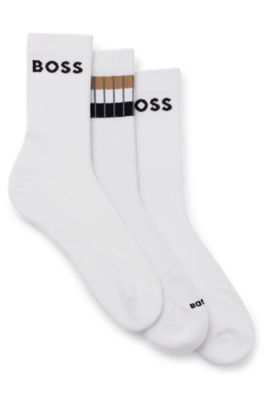 BOSS Three pack of socks White