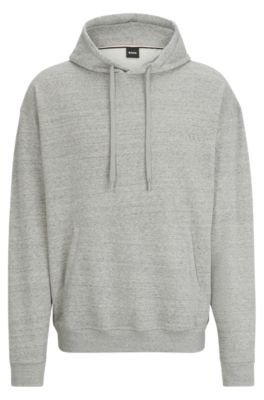 BOSS - Regular-fit hoodie with embroidered logo