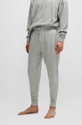 Tracksuit bottoms with embroidered logo, Grey