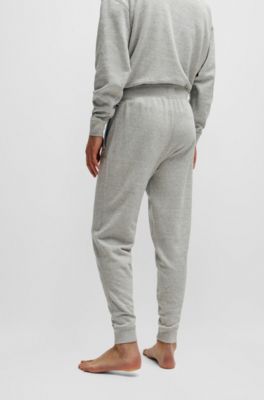 Tracksuit bottoms with embroidered logo, Grey