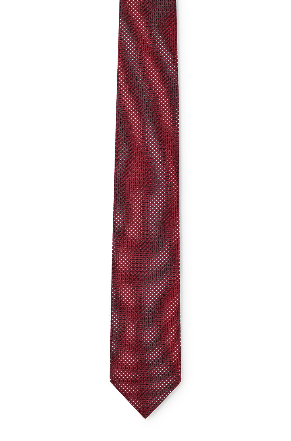 BOSS - Silk jacquard tie with all-over pattern