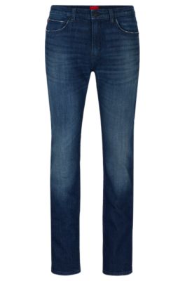 Hugo Boss Boss Delaware Slim Fit Jeans In Dark Blue