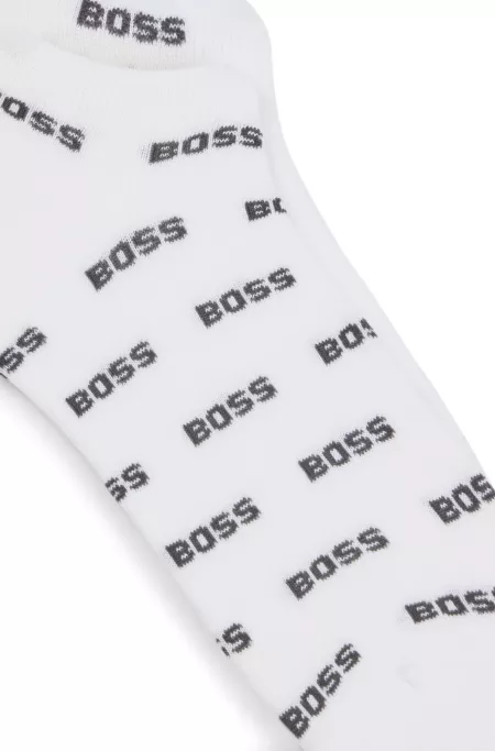 Two-pack of branded socks in an ankle length