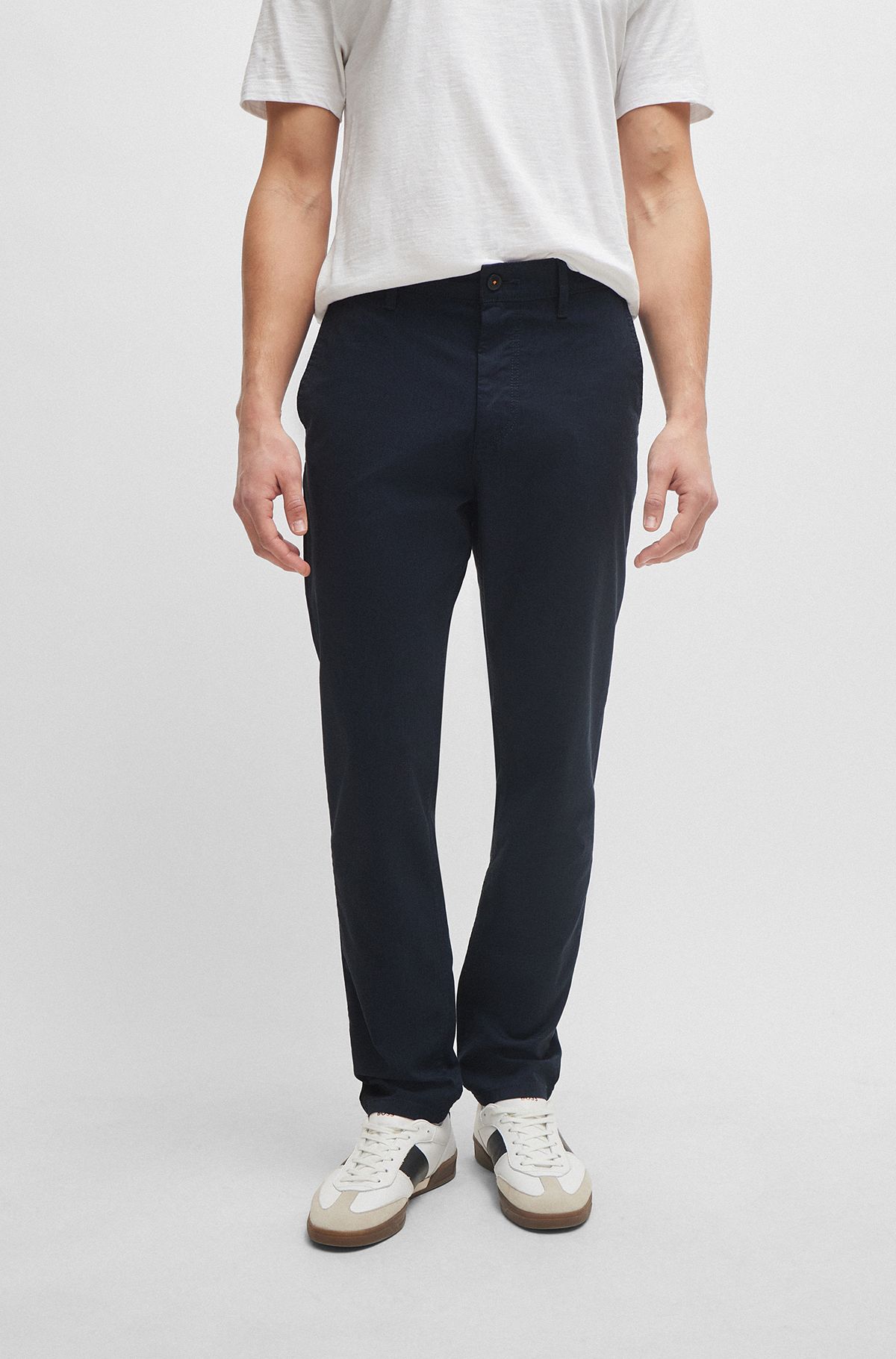 Tapered-fit trousers, Dark Blue