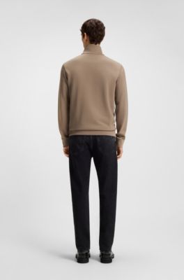 Chaqueta de punto de algod&oacute;n con insignia de logo, Cal