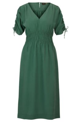 Hugo boss green dress sale