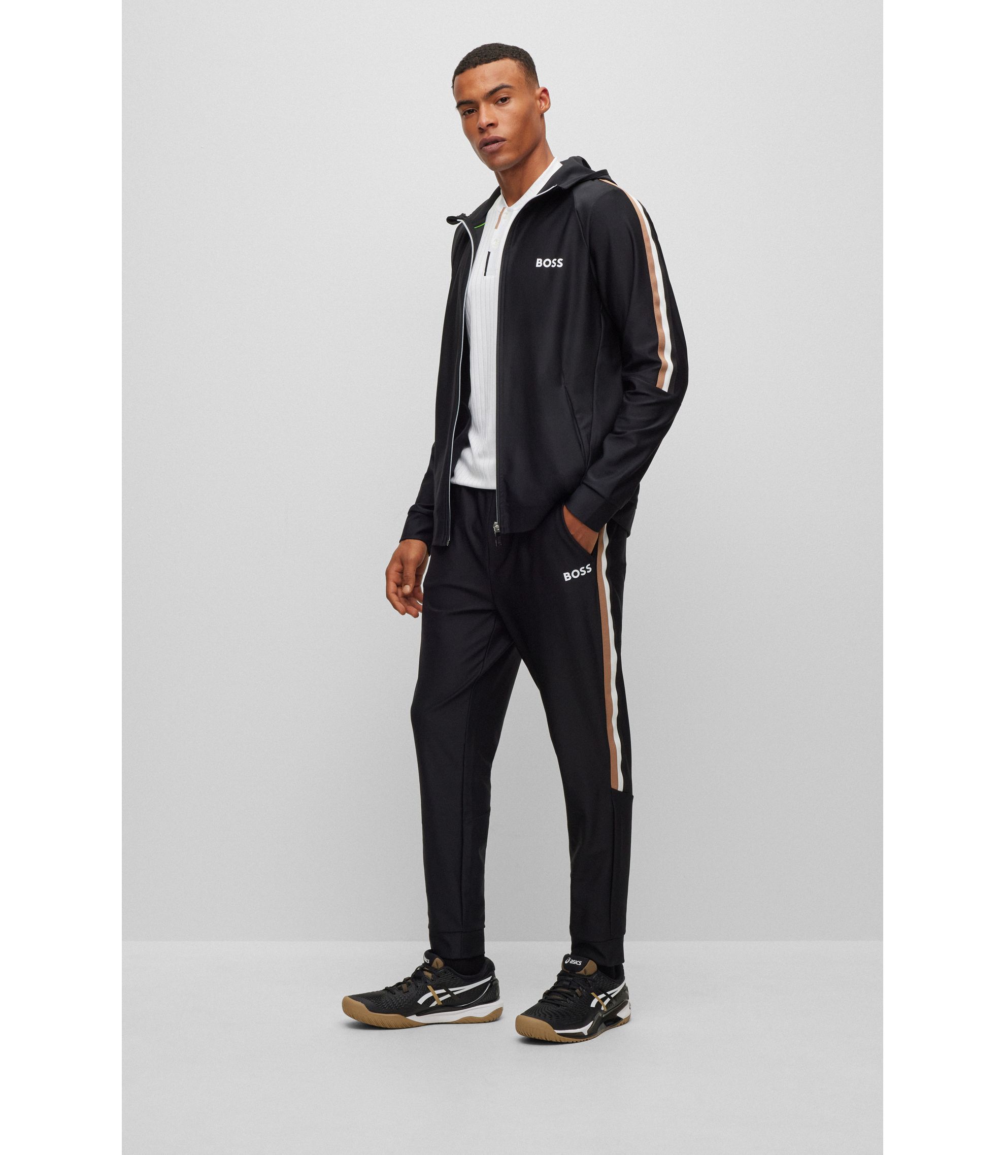 28cm アシックス　asics テニスシューズ　BOSS コラボ マッテオ・ベレッティーニ選手のためにデザイン テニスシューズ