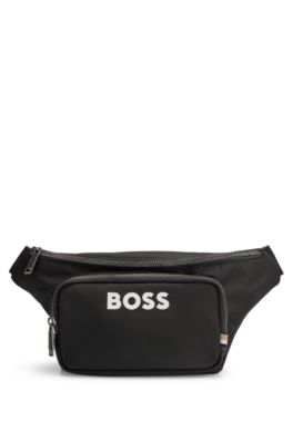 Belt bag with contrast logo
