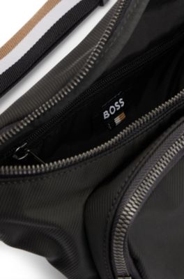 Belt bag with contrast logo
