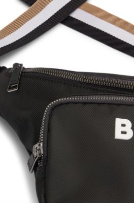 Belt bag with contrast logo
