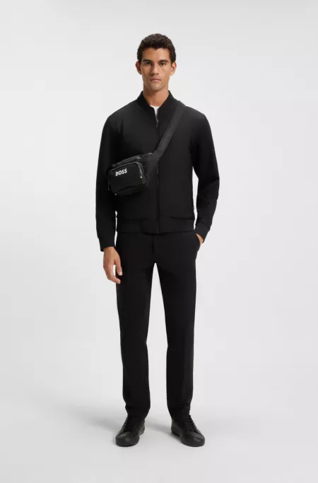 Belt bag with contrast logo