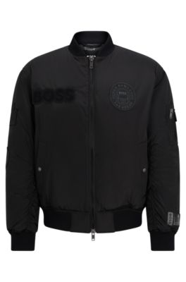 BOSS - BOSS x NFL padded bomber jacket with special patches