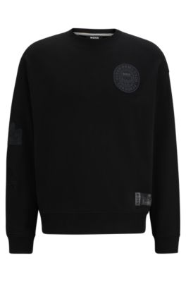 BOSS - BOSS x NFL cotton-terry sweatshirt with special patches