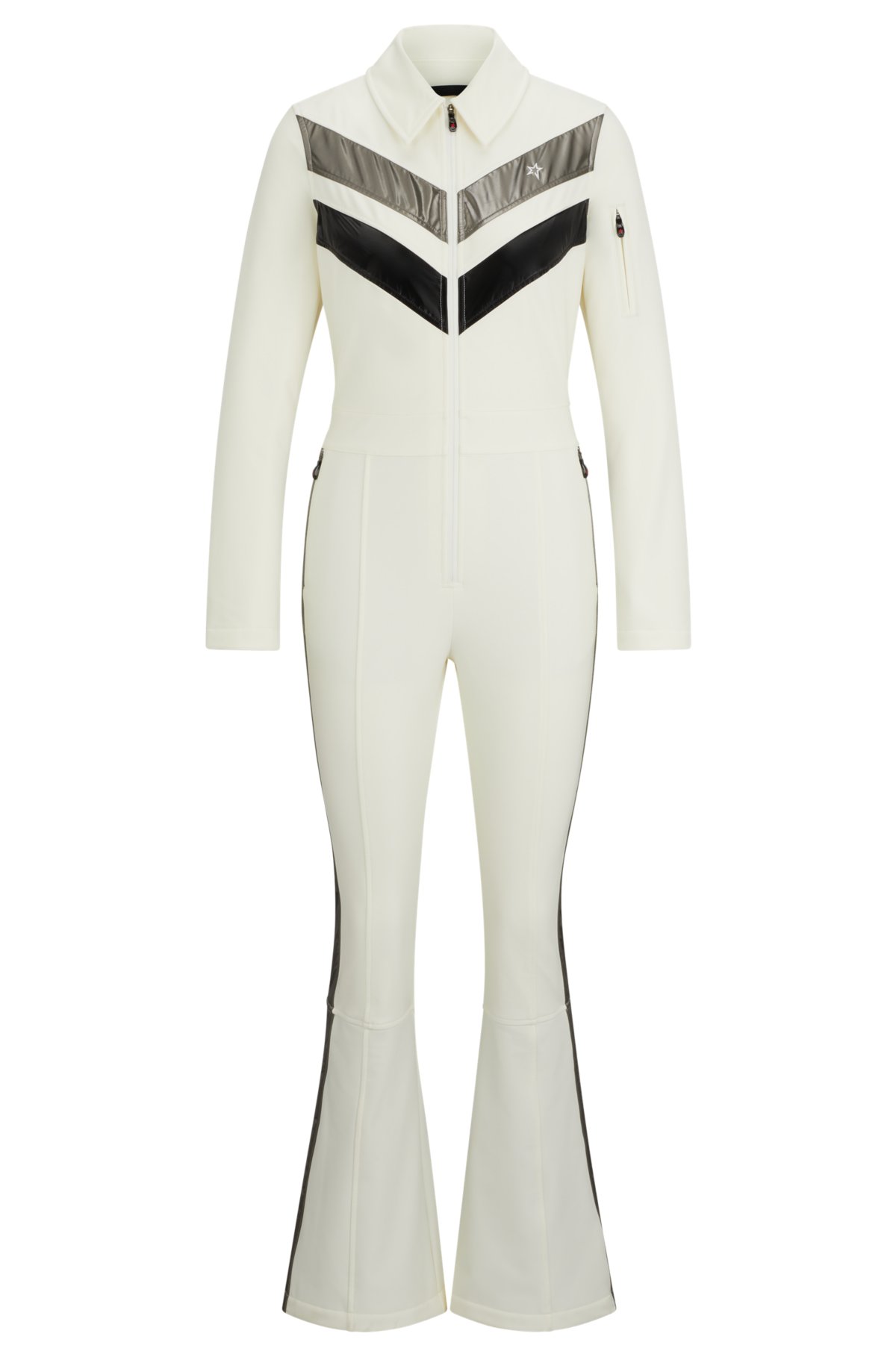 BOSS - BOSS x Perfect Moment branded ski suit with stripes