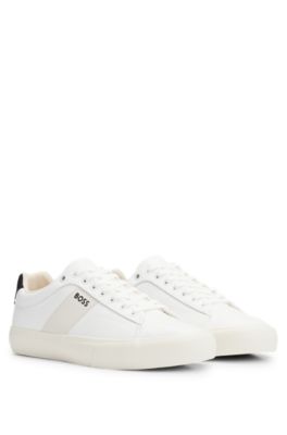 BOSS Cupsole trainers with contrast band White