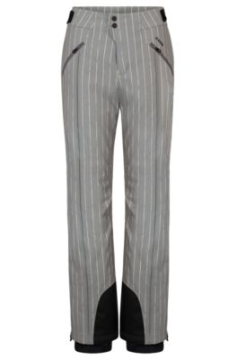 Hugo Boss Boss X Perfect Moment Pinstripe Ski Trousers In Grey