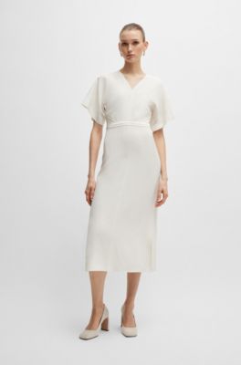 V-Neck Slim Mode Dress VAS0012 main image 1