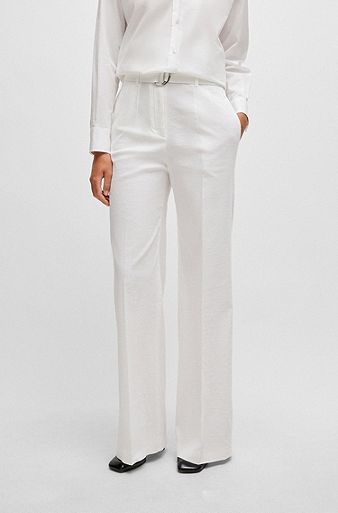 Women's White Trousers