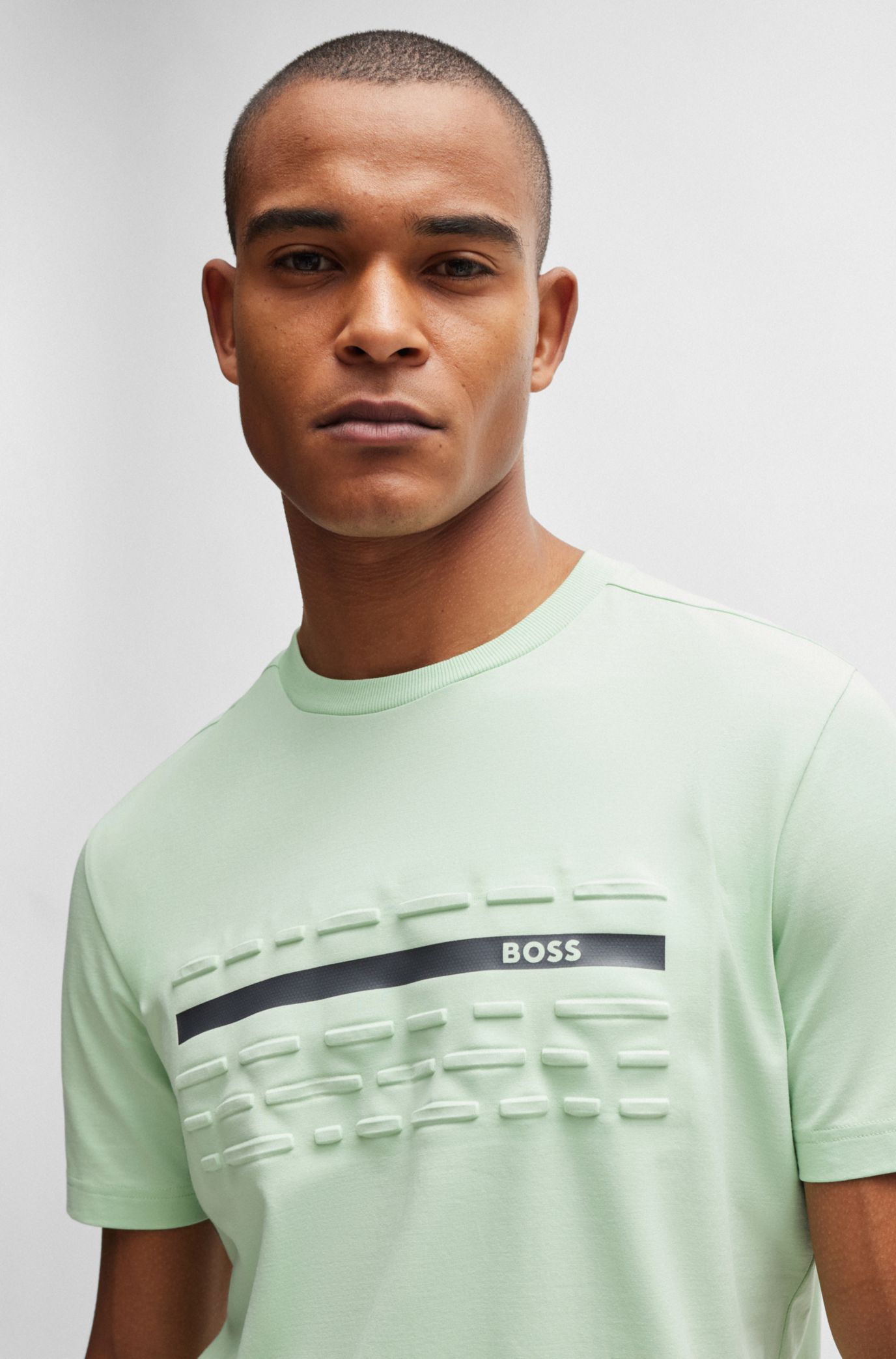 Hugo boss 2024 embossed t shirt