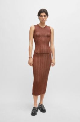 Leather moccasins with eyelet details, Black