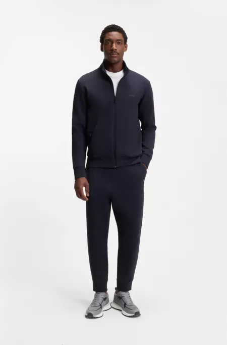 Mesh-detail trainers in mixed materials