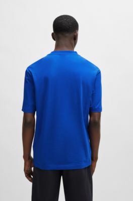 HUGO - Cotton-jersey regular-fit T-shirt with graphic artwork