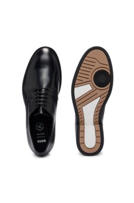 Dressletic leather Derby shoes , Black