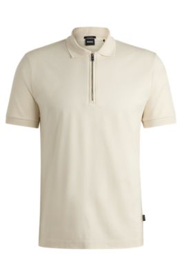 Hugo boss polo shirt with zip hotsell