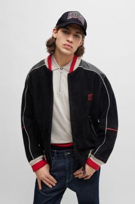 Gorra de sarga de algod&oacute;n con logo bordado, Negro