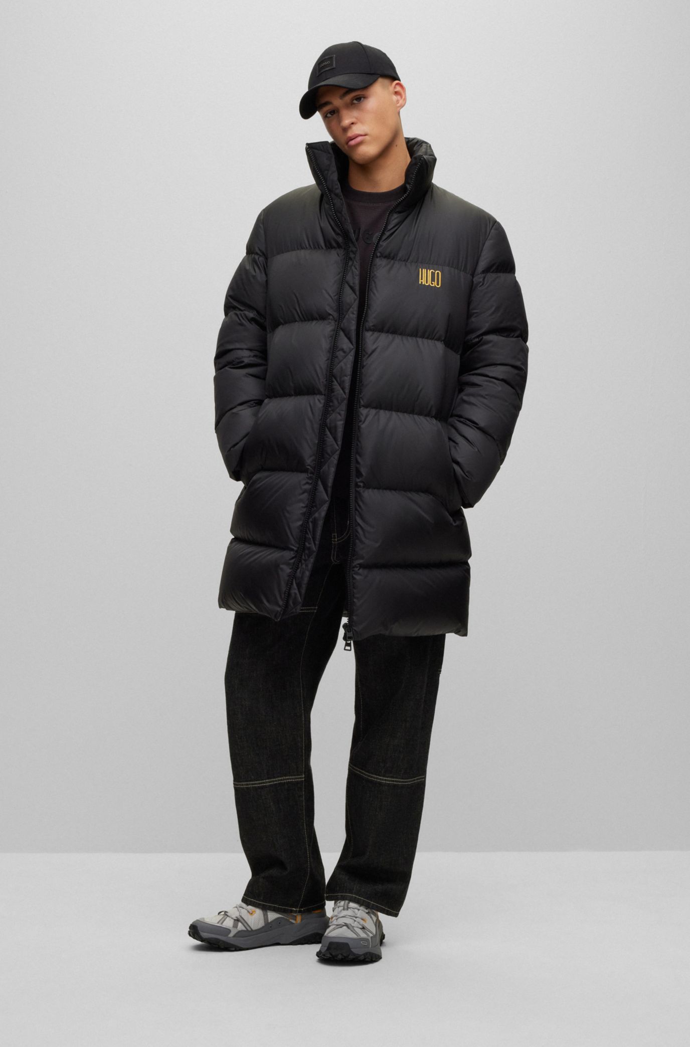 Hugo boss outlet black puffer jacket