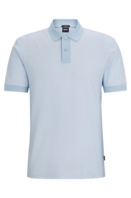 Hugo boss blue polo shirt best sale