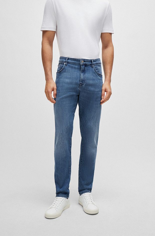Men's Jeans Regular Fit Navy Blue Bolf R900