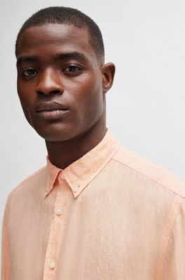 hugo boss button up shirt