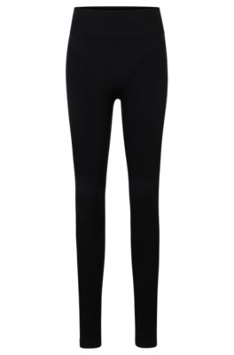 BOSS - NAOMI x BOSS stretch-jersey leggings with branded waistband