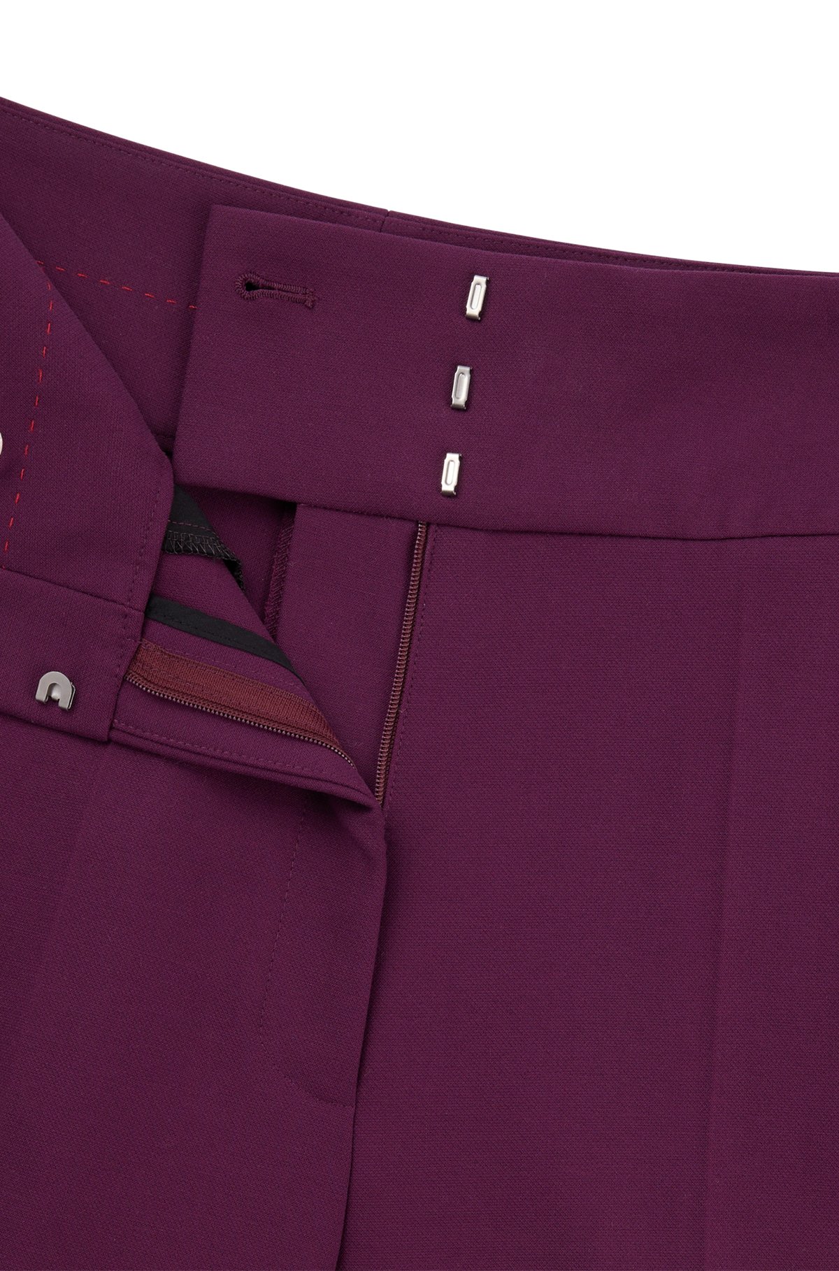 HUGO - Regular-fit high-waisted trousers with flared leg HUGO - Regular-fit high-waisted trousers with flared leg