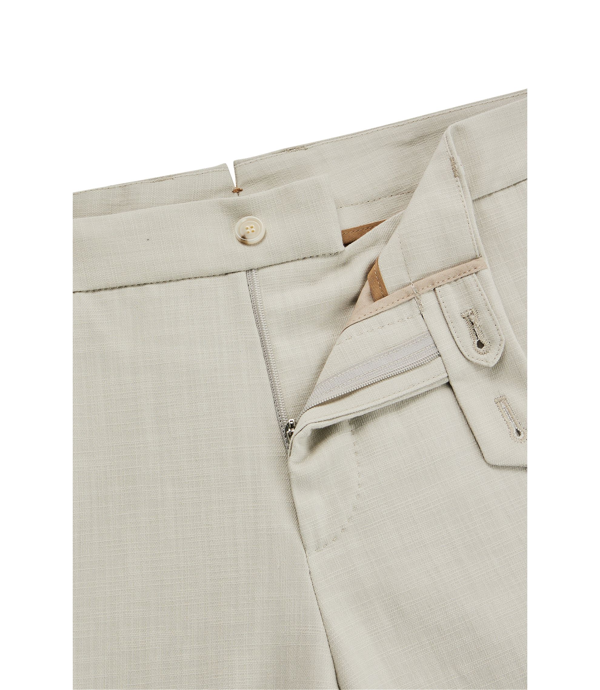 BOSS - Slim-fit trousers in micro-patterned stretch material BOSS - Slim-fit trousers in micro-patterned stretch material