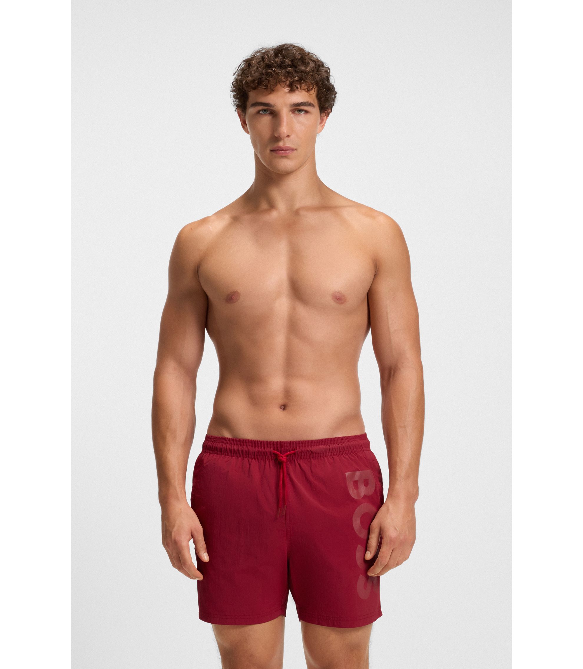 BOSS Firefish Maillot De Bain Homme - Séchage Rapide - Confort Piscine Et Plage - Modèles à Logo
