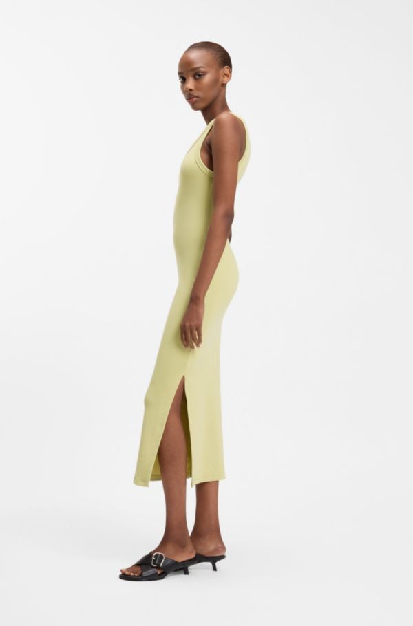 Jersey midi dress with stacked logo - image 2