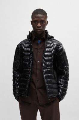 ジャケット・アウター HUGO BOSS BOSS - Water-repellent zip-up jacket with four-way stretch