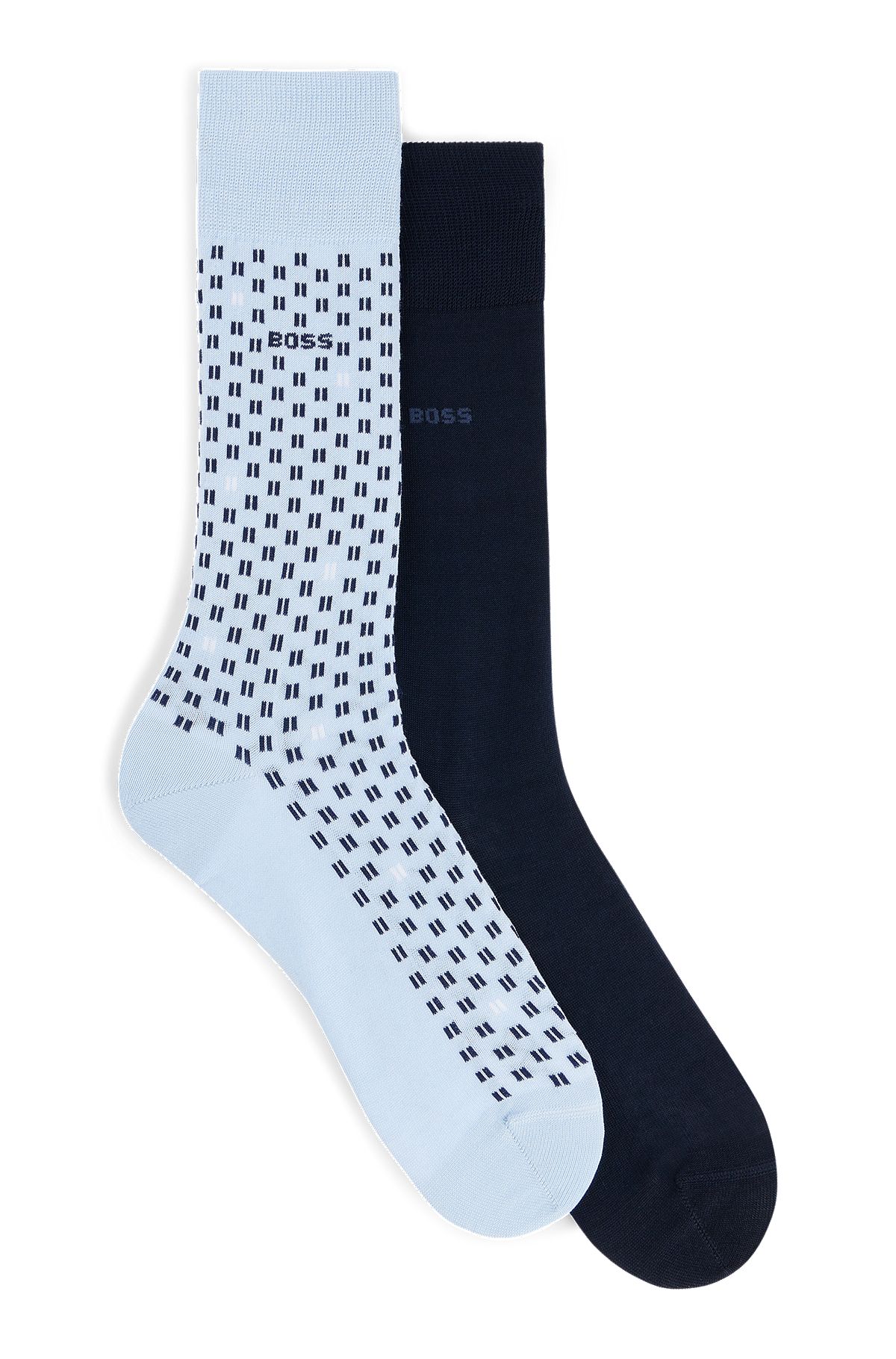 Two-pack of regular-length socks, Light Blue
