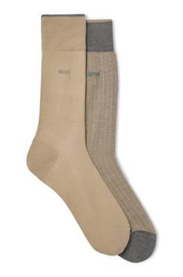 BOSS - Two-pack of socks in mercerized cotton