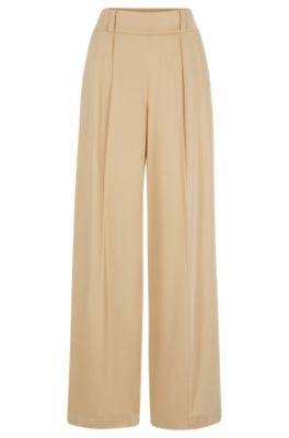 パンツ BOSS Woman Pants Beige 50540589 269 Pants in Beige by HUGO BOSS | Women