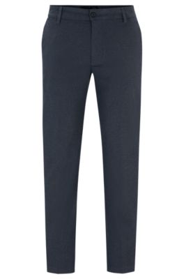 BOSS - Regular-fit trousers in twill