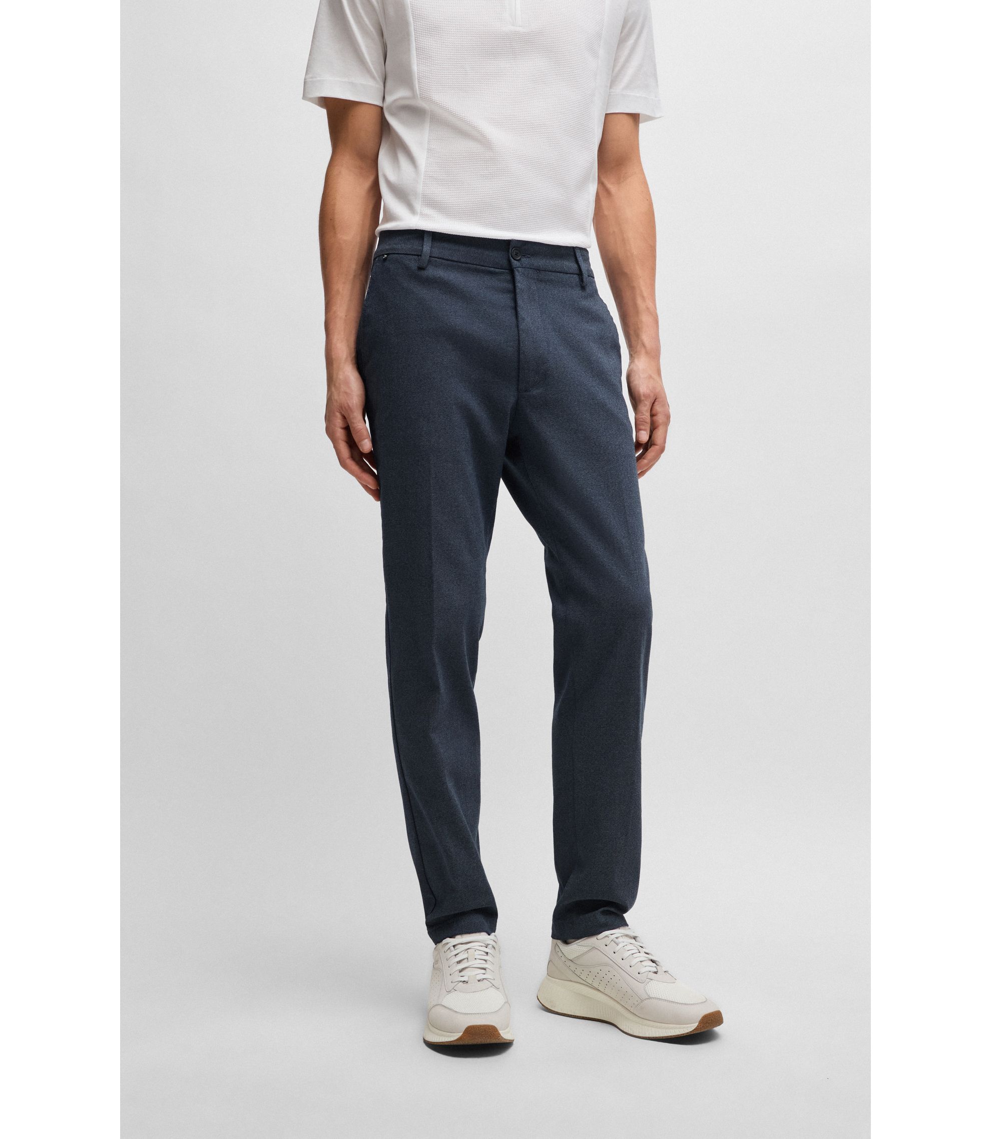 HUGO BOSS テーパードスラックス　32R BOSS - Regular-fit regular-rise trousers with tapered leg