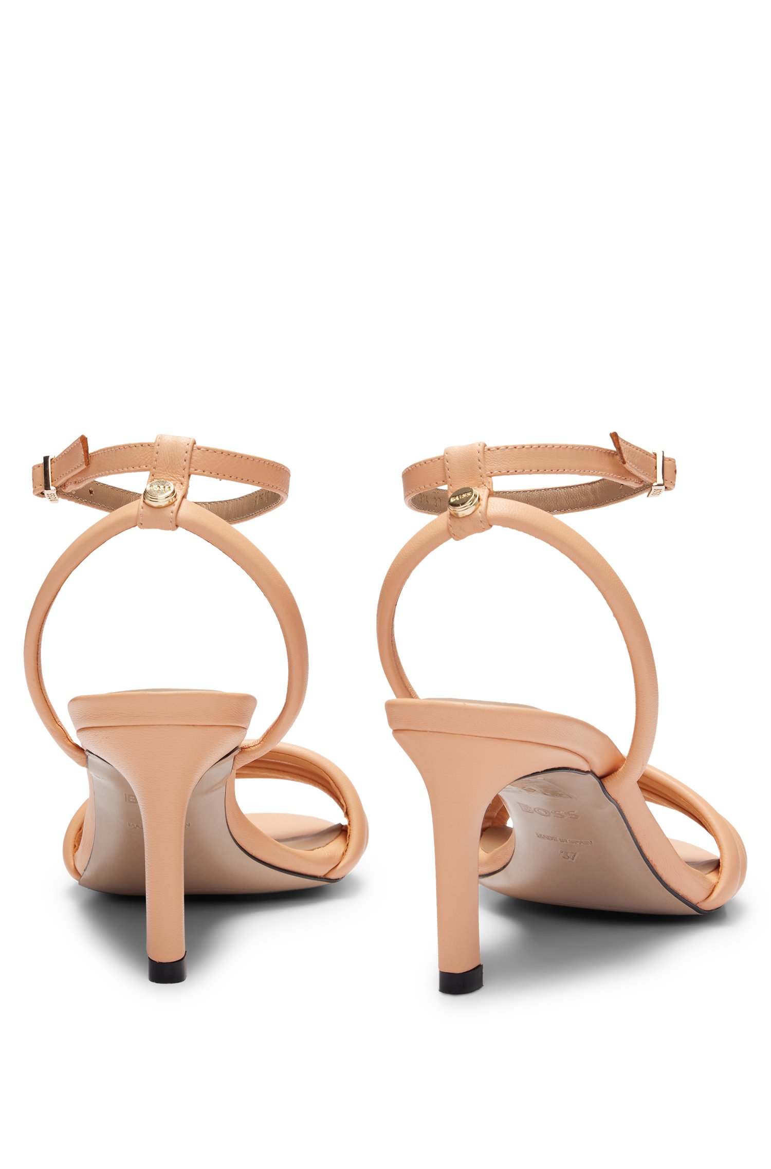 Strappy sandals nappa leather with a 7cm heel